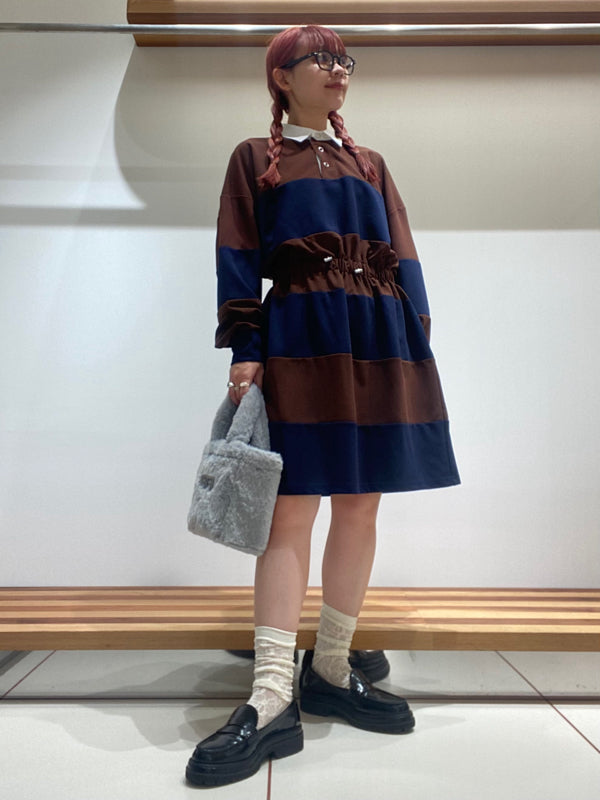 rugby cut and sew dress