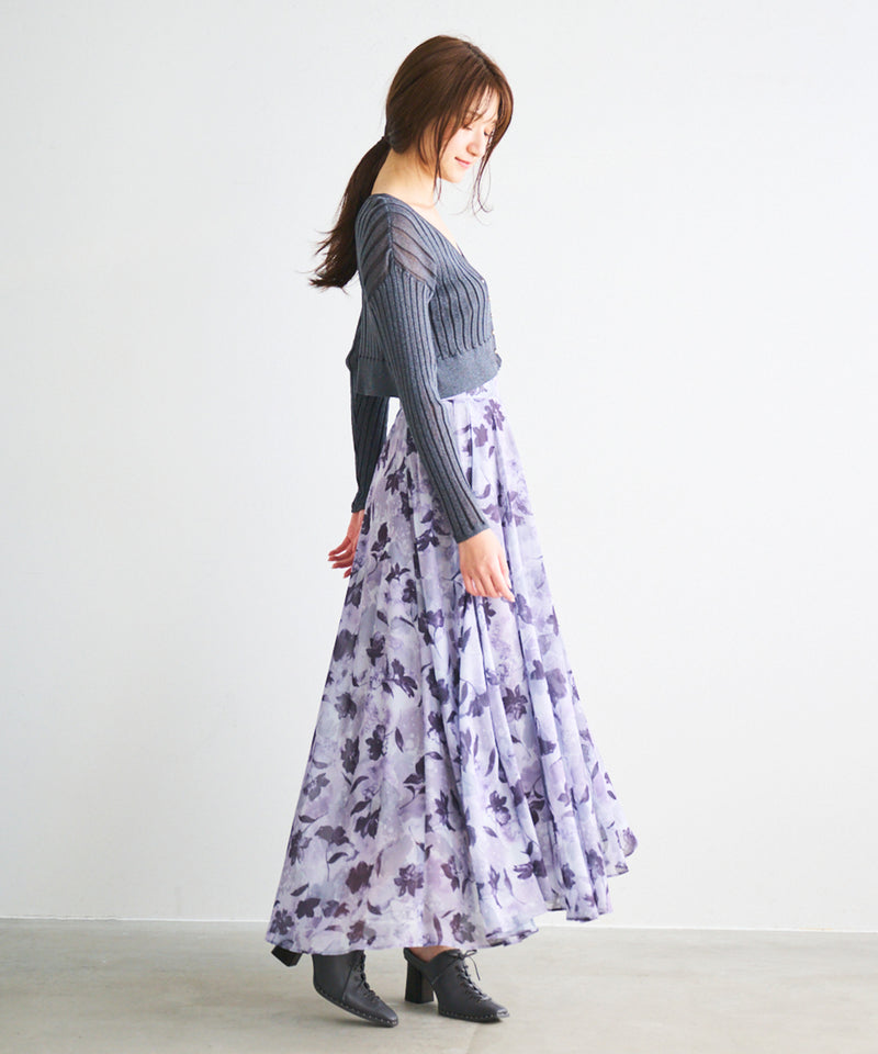 art flower skirt