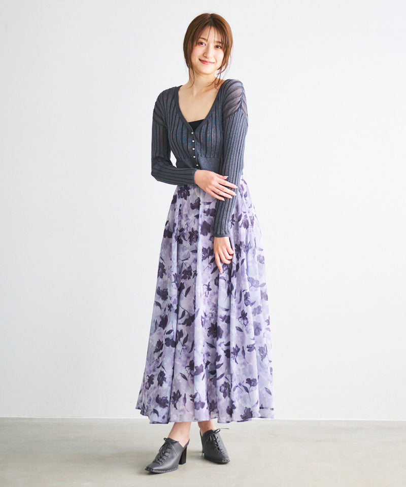 art flower skirt