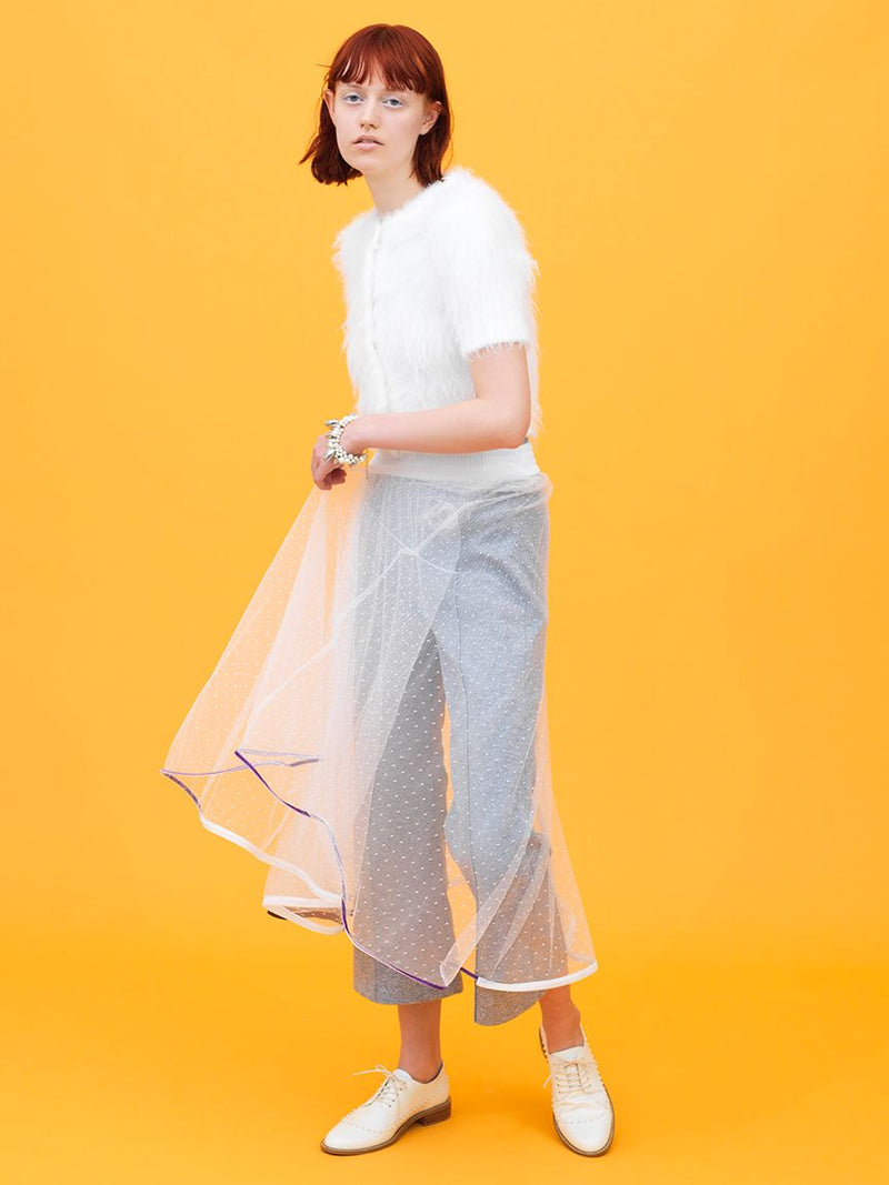 2way trimmed hem skirt