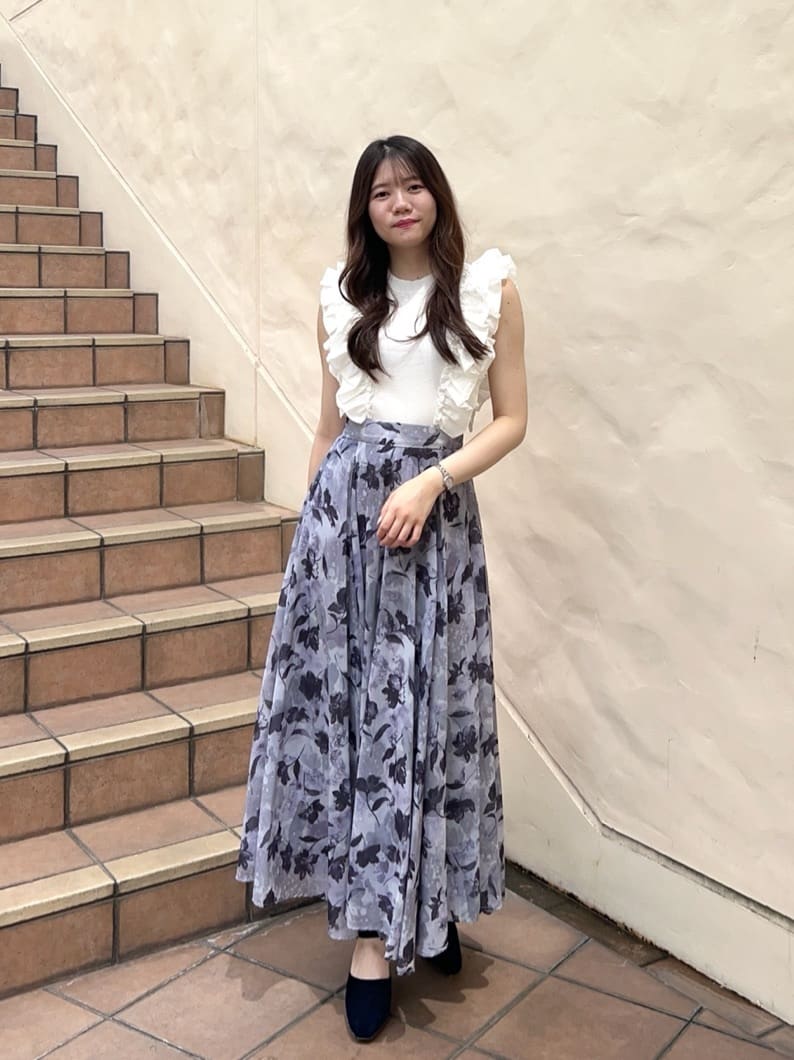 art flower skirt